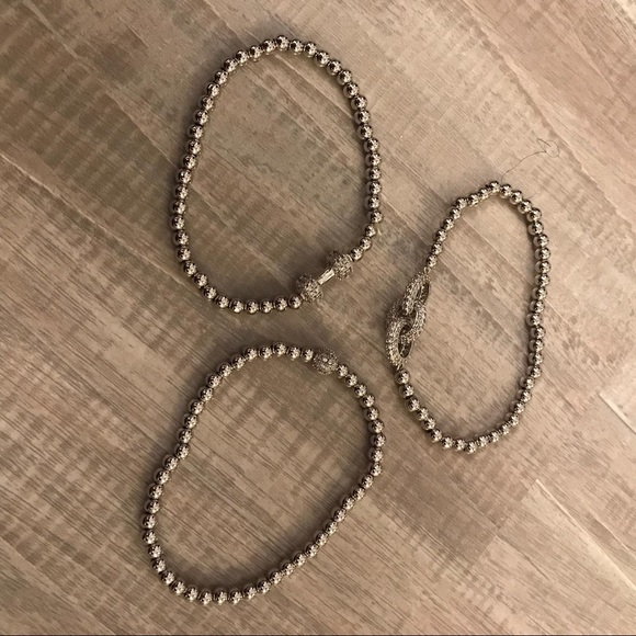 3PC Stainless Steel Stretchable Bracelet - Picture 7 of 8